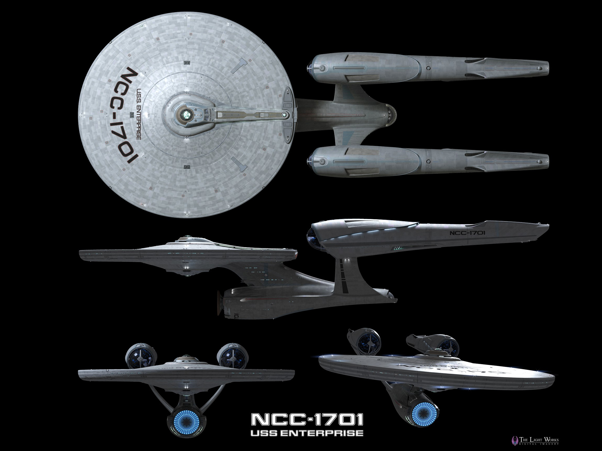 - Star Trek 3D Model USS Enterprise NCC1701 - free Star Trek computer desktop wallpaper, pictures, images.