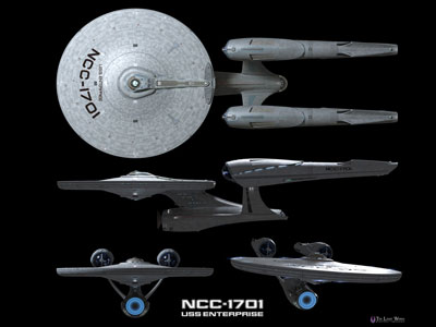 Star Trek 3D Model USS Enterprise NCC1701. Free Star Trek computer desktop wallpaper, images, pictures download
