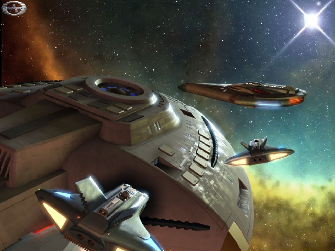 - Star Trek - armada of starships - free Star Trek computer desktop wallpaper, pictures, images.