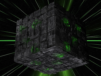 Star Trek Borg Cube. Free Star Trek computer desktop wallpaper, images, pictures download