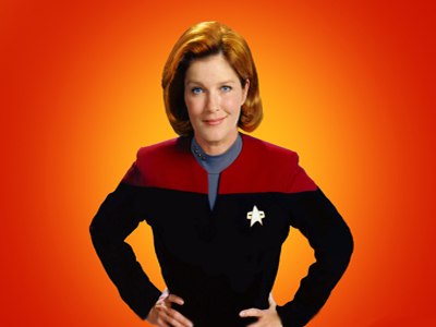 Star Trek Captain Kathryn Janeway. Free Star Trek computer desktop wallpaper, images, pictures download