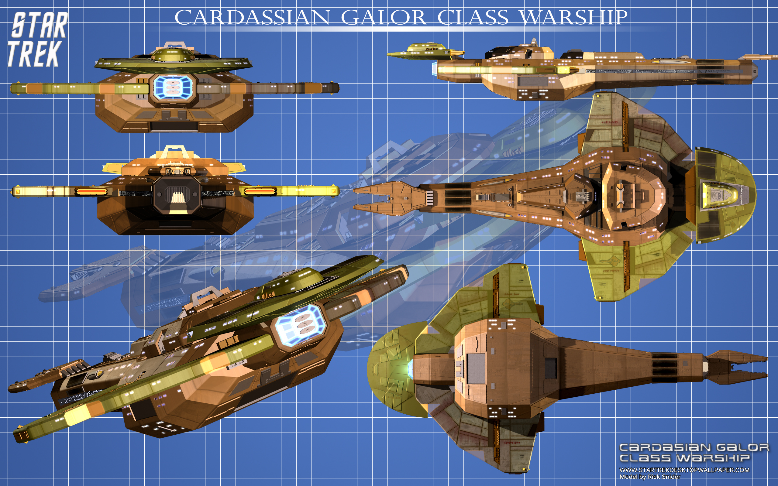 - Star Trek Cardassian Galor Class Warship - free Star Trek computer desktop wallpaper, pictures, images.