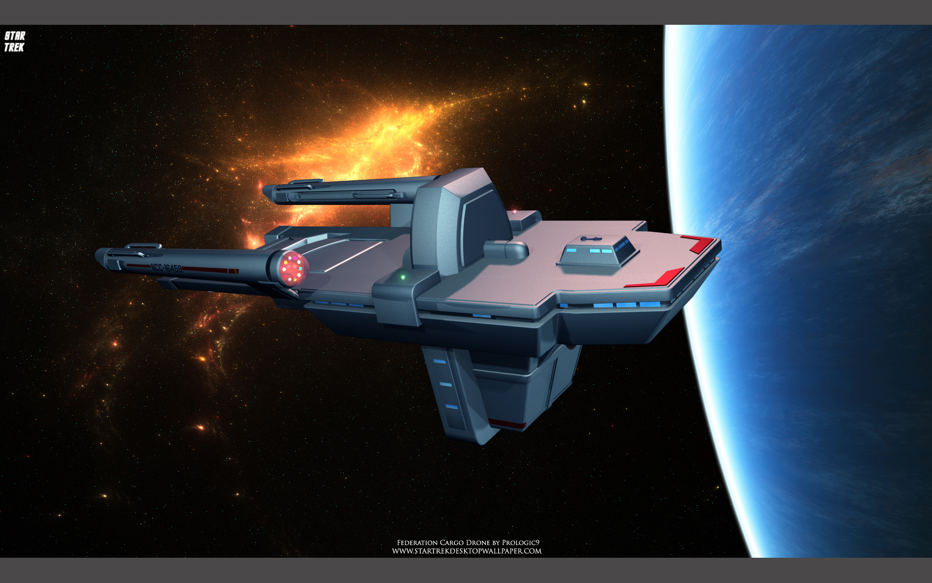 - Star Trek Federation Cargo Drone - free Star Trek computer desktop wallpaper, pictures, images.