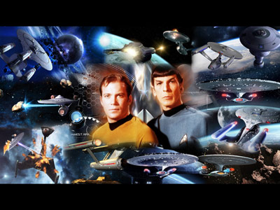 Star Trek Collage Wallpaper. Free Star Trek computer desktop wallpaper, images, pictures download