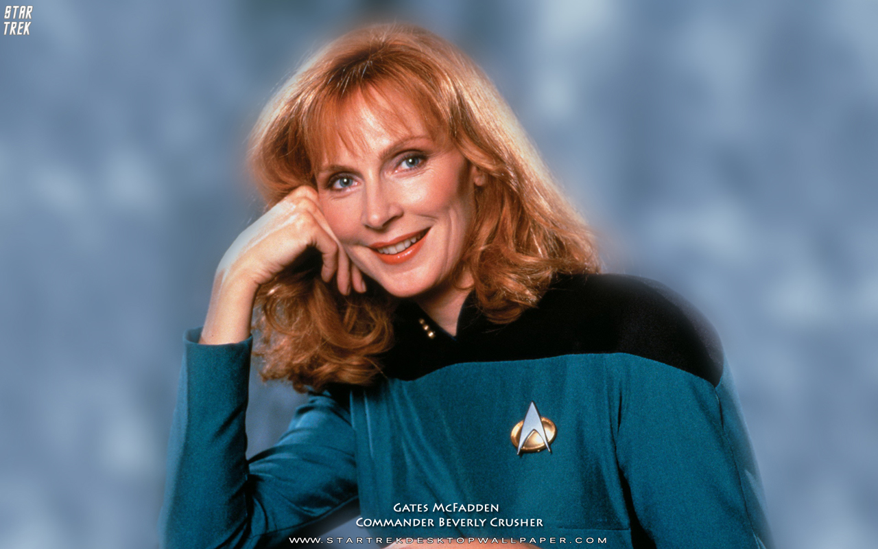 - Star Trek Commander Beverly Crusher - free Star Trek computer desktop wallpaper, pictures, images.