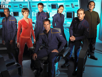Star Trek Crew Of The NX01 Enterprise. Free Star Trek computer desktop wallpaper, images, pictures download