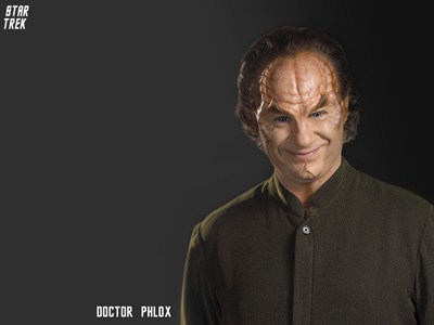 Star Trek Doctor Phlox. Free Star Trek computer desktop wallpaper, images, pictures download