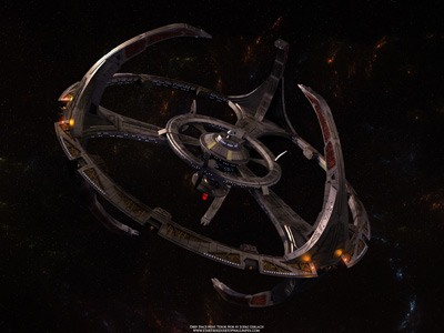 Star Trek Terok Nor Space Station. Free Star Trek computer desktop wallpaper, images, pictures download