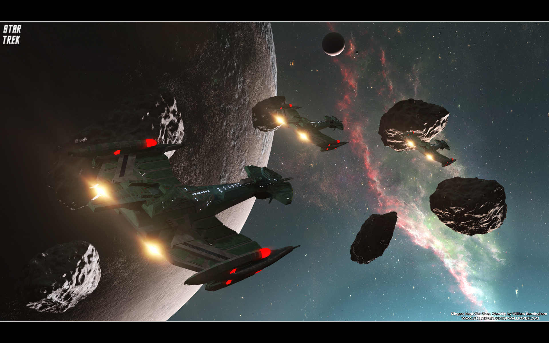 - Star Trek Klingon Negh'Var Class Warship - free Star Trek computer desktop wallpaper, pictures, images.