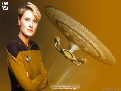Star Trek Lieutenant Natasha Yar. Free Star Trek computer desktop wallpaper, images, pictures download