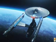 Star Trek Majestic Blue USS Enterprise 1701-A. Free Star Trek computer desktop wallpaper, images, pictures download