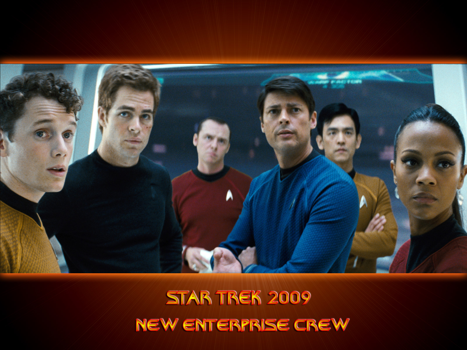 - Star Trek Movie 2009 New Enterprise Crew - free Star Trek computer desktop wallpaper, pictures, images.