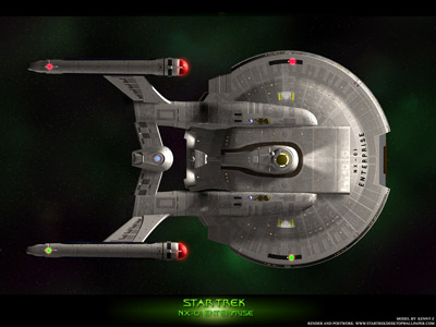 Star Trek NX01 Enterprise. Free Star Trek computer desktop wallpaper, images, pictures download