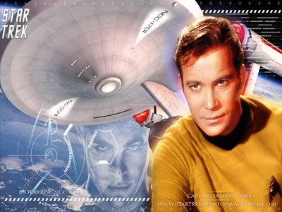 Star Trek Original Series Captain James T.Kirk. Free Star Trek computer desktop wallpaper, images, pictures download