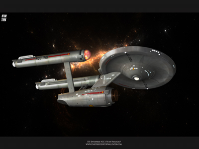 Original Series Enterprise NCC-1701-A. Free Star Trek computer desktop wallpaper, images, pictures download