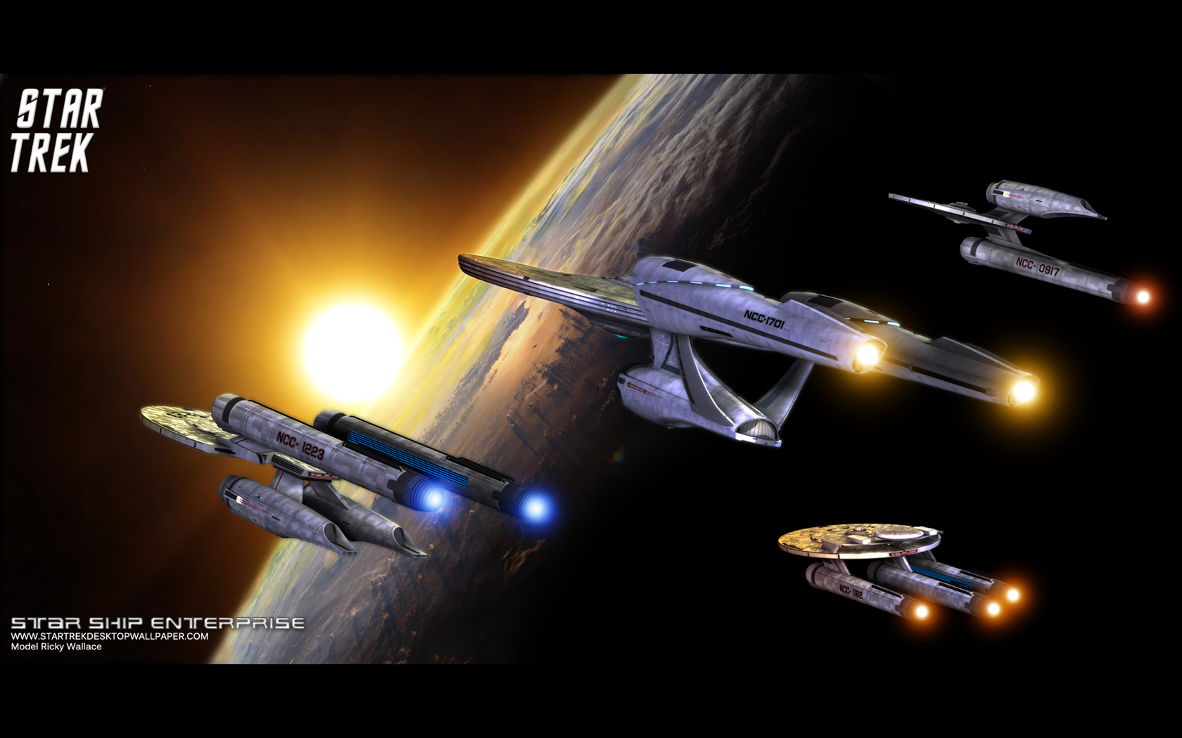 - Star Trek Star Ship Enterprise - free Star Trek computer desktop wallpaper, pictures, images.