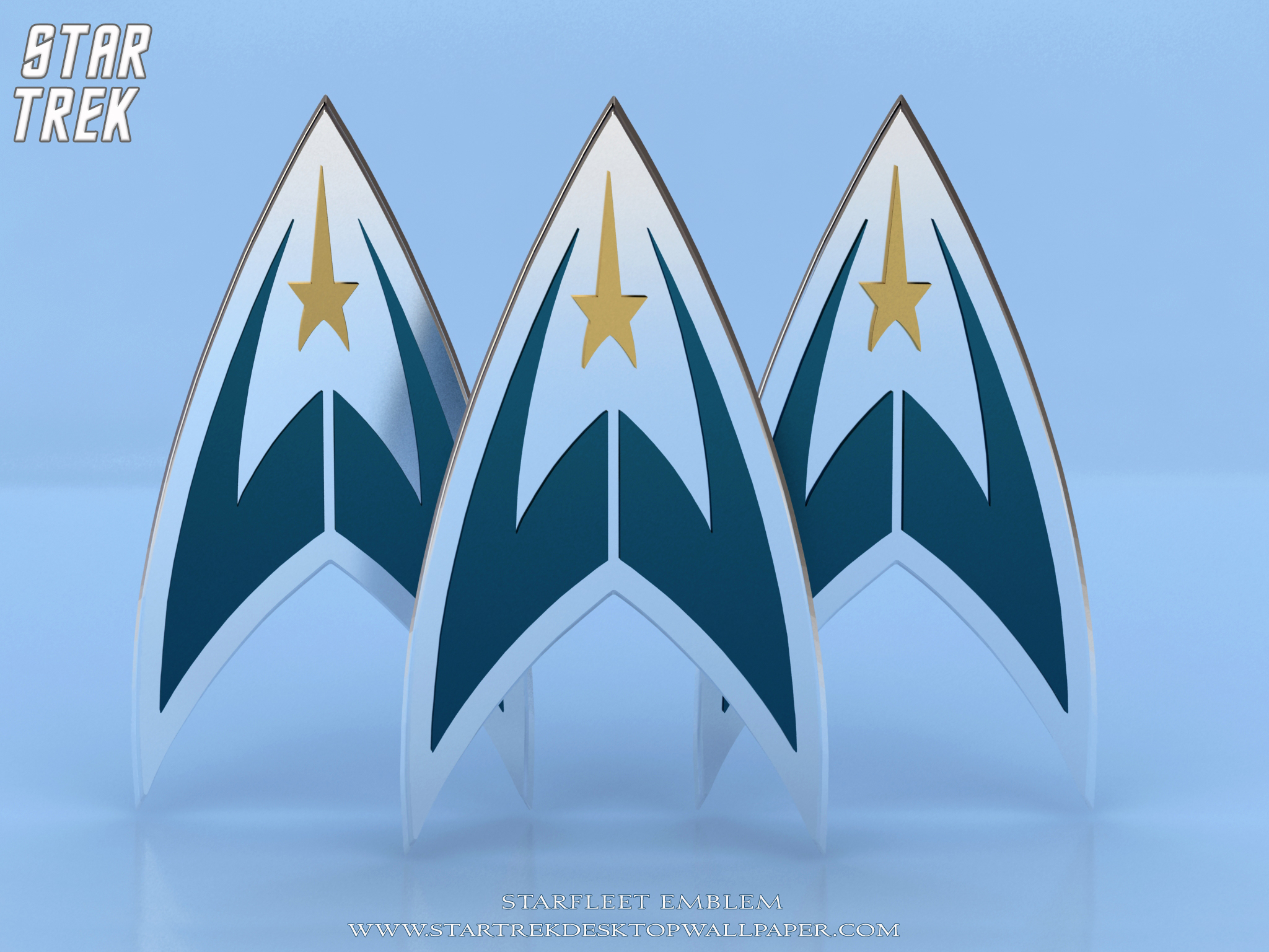 - Star Trek Starfleet Emblem - free Star Trek computer desktop wallpaper, pictures, images.