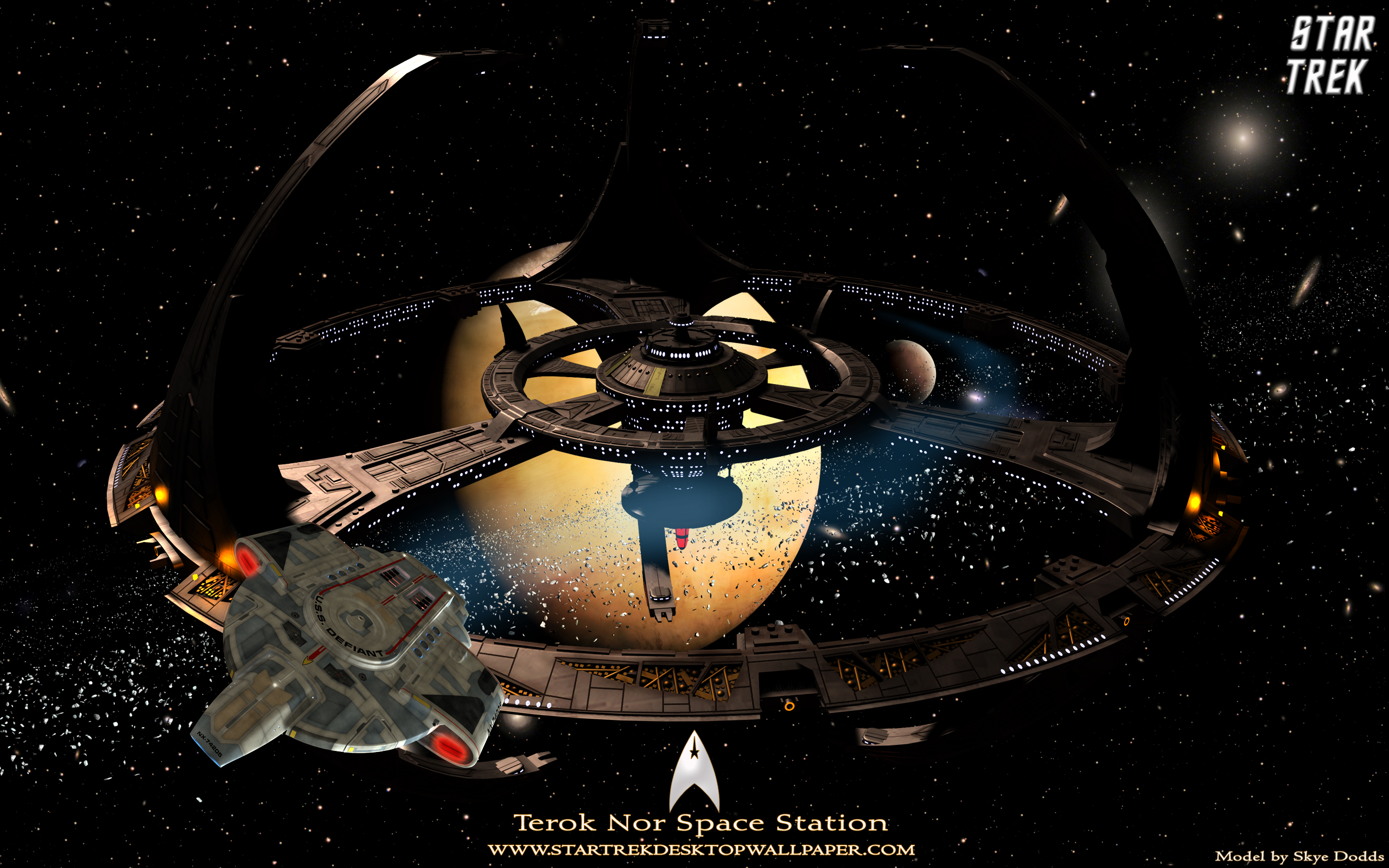 - Star Trek Terok Nor Space Station - free Star Trek computer desktop wallpaper, pictures, images.