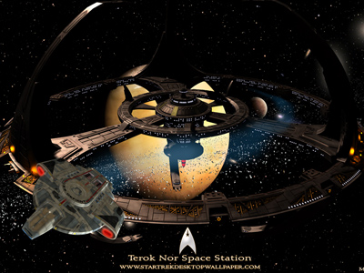 Star Trek Terok Nor Space Station. Free Star Trek computer desktop wallpaper, images, pictures download