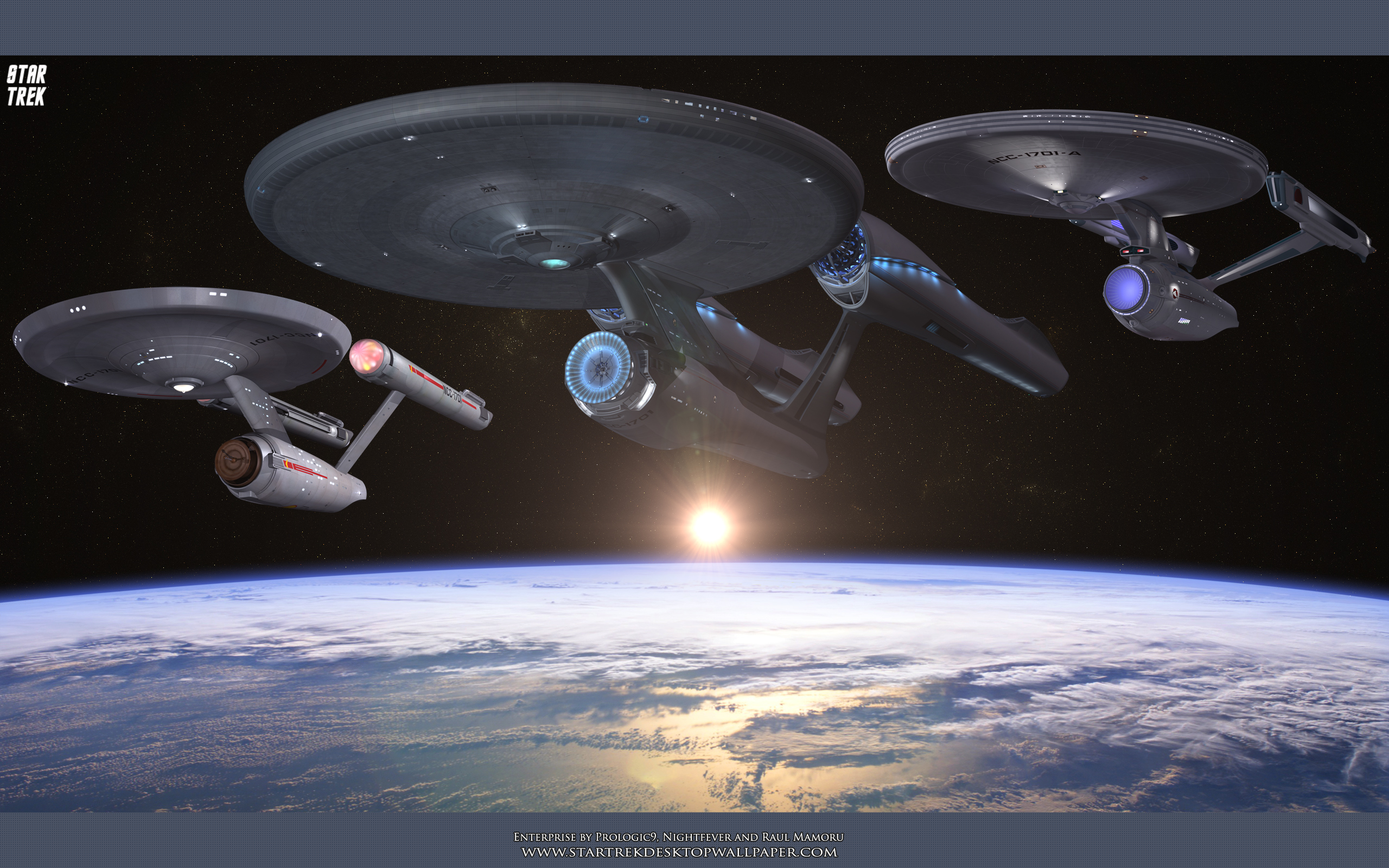 - USS Enterprise Original Series, The Motion Picture and J.J. Abrams' USS Enterprise - free Star Trek computer desktop wallpaper, pictures, images.