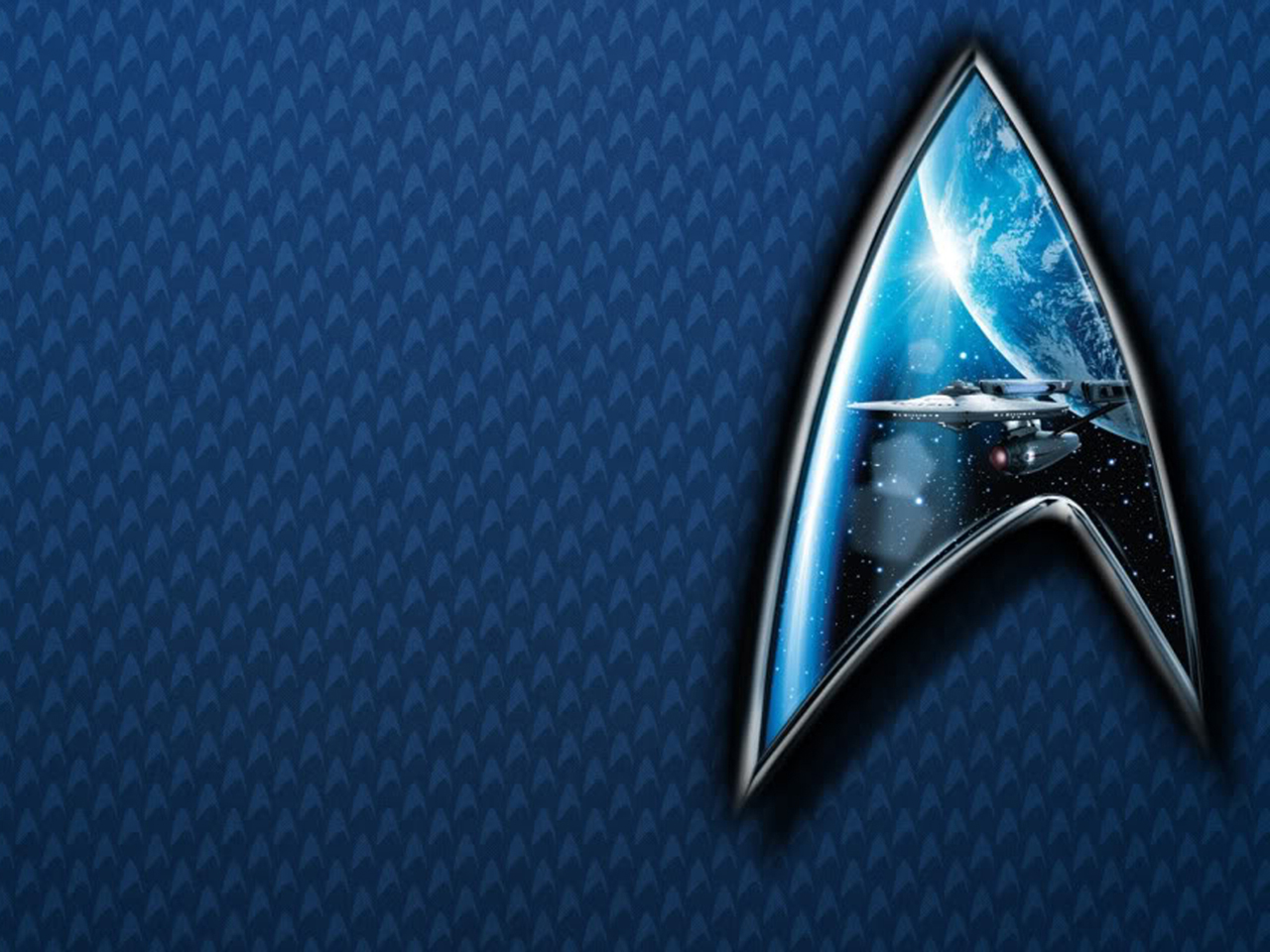 - Star Trek USS Enterprise Insignia - free Star Trek computer desktop wallpaper, pictures, images.