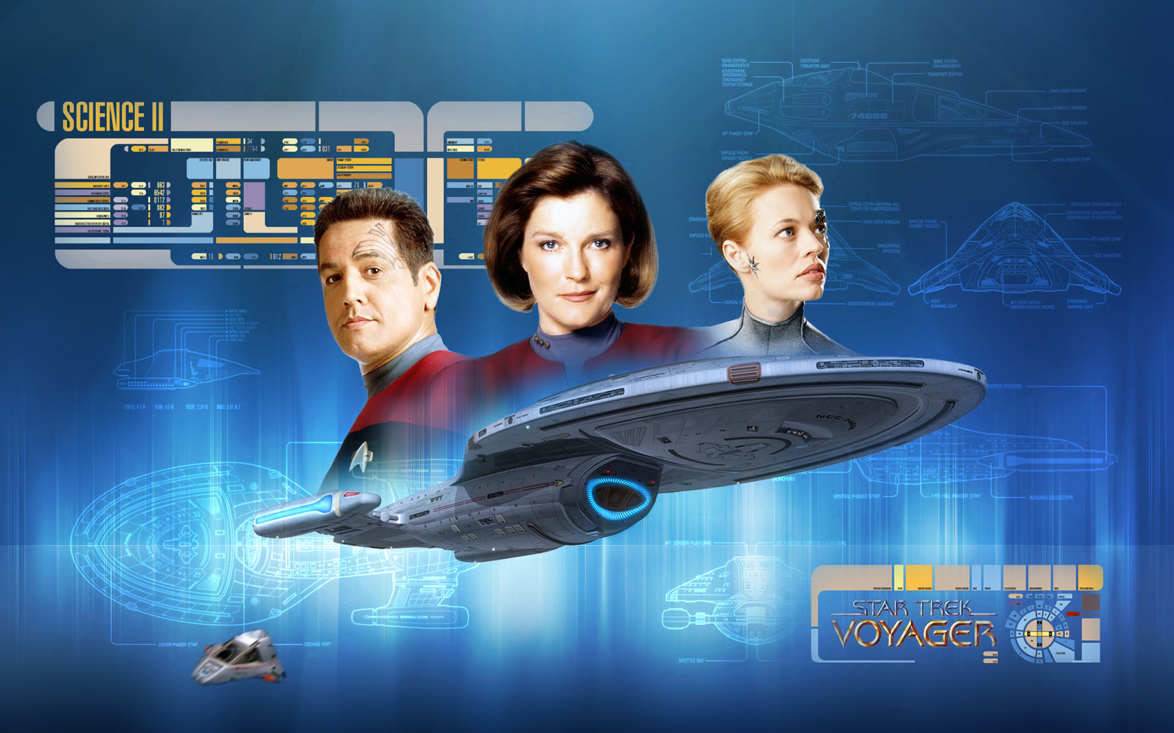 - Star Trek USS Voyager - free Star Trek computer desktop wallpaper, pictures, images.