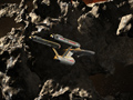 Star Trek USS Enterprise NCC-1701 Exploring Meteor, Star Trek, computer desktop wallpapers, pictures, images