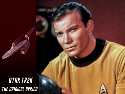 Star Trek William Shatner As Captain Kirk. Free Star Trek computer desktop wallpaper, images, pictures download