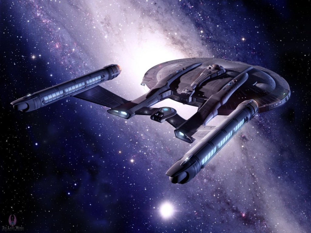 Star Trek Enterprise NX 01 on patrol