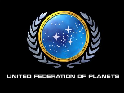 Star Trek United Federation of Planet Logo free desktop wallpaper - free Star Trek computer desktop wallpaper