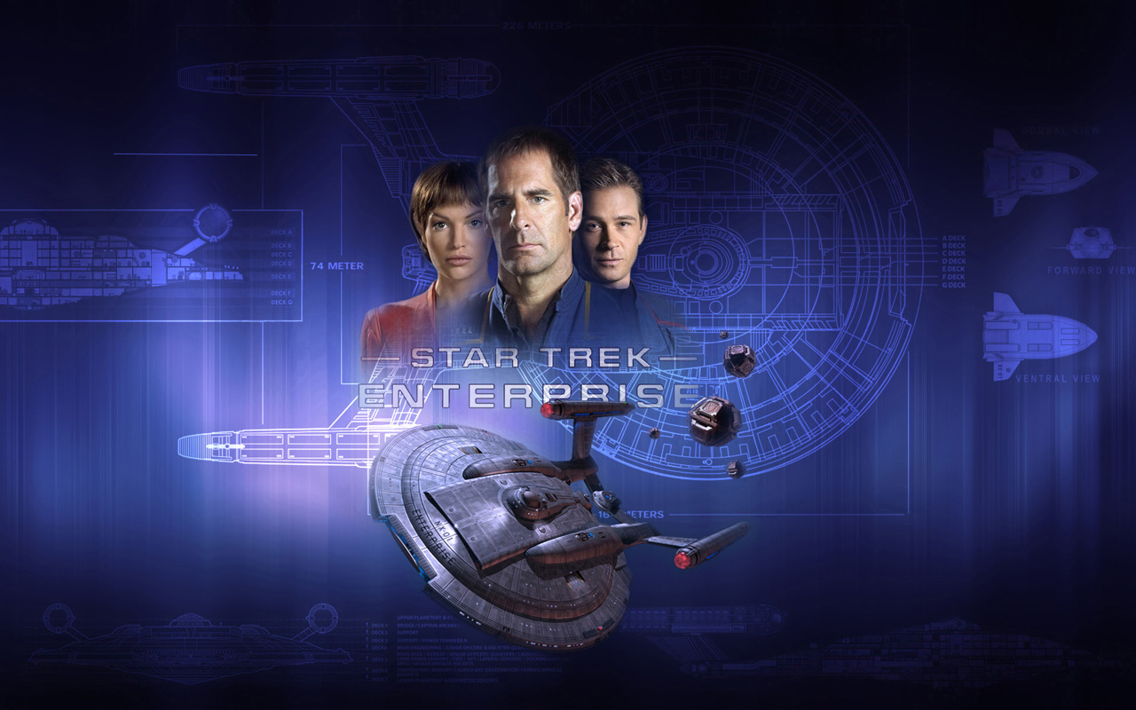 - Star Trek USS Enterprise NX-01 Crew - free Star Trek computer desktop wallpaper, pictures, images.