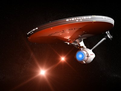 USS Enterprise 1701A starship free Star Trek computer desktop wallpaper