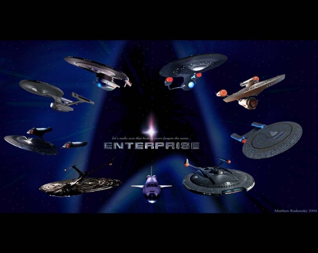 Star Trek USS Enterprise free desktop wallpaper