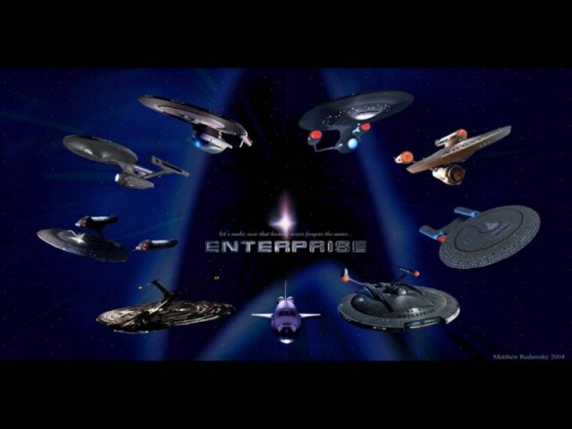 Free Star Trek USS Enterprise starship computer desktop wallpaper. Free Star Trek and Space computer desktop wallpaper
