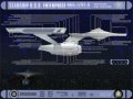 Star Trek Enterprise 1701A schematics, free computer desktop wallpaper