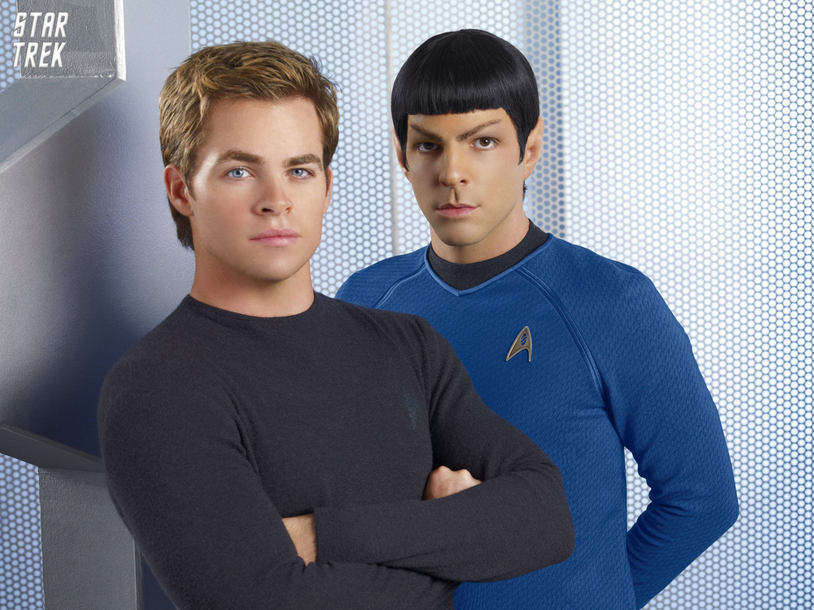 - Star Trek 2009 Kirk And Spock - free Star Trek computer desktop wallpaper, pictures, images.