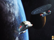 Star Trek Shuttle Trip, Star Trek hd widescreen, computer desktop wallpapers, pictures, images