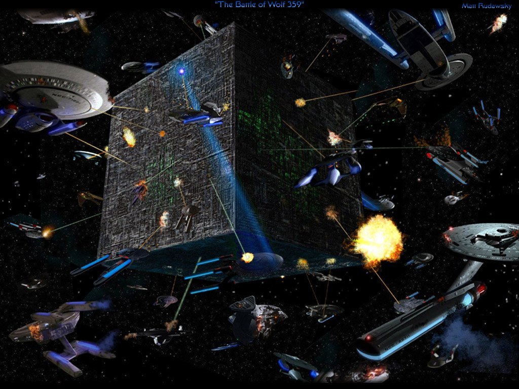 Starship Enterpise NCC 1701D - Free Star Trek Computer Desktop Wallpaper
