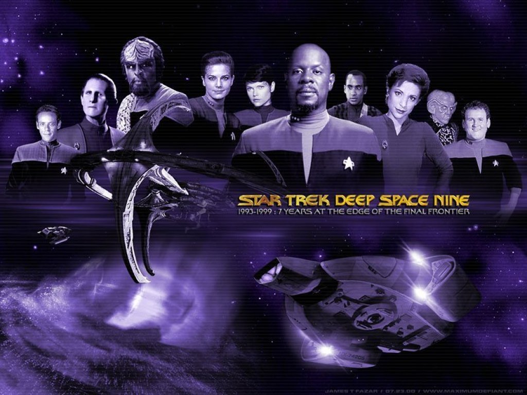 Star Trek DS9 crew - Free Star Trek Computer Desktop Wallpaper